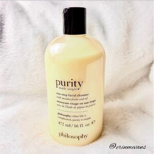 Philosophy Purity Made Simple One-Step Cleanser 16 oz New